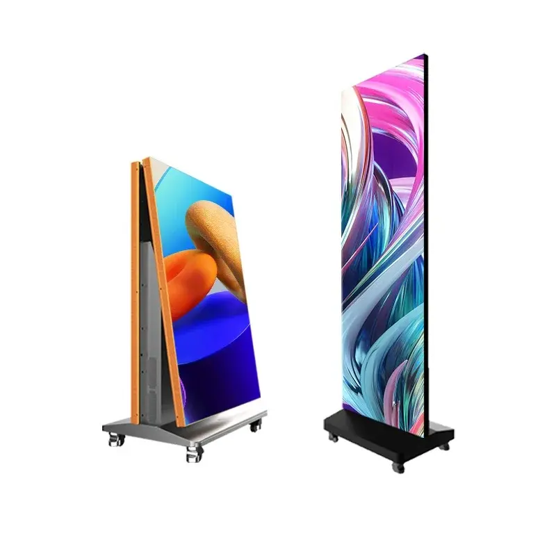 Freestanding LED posters